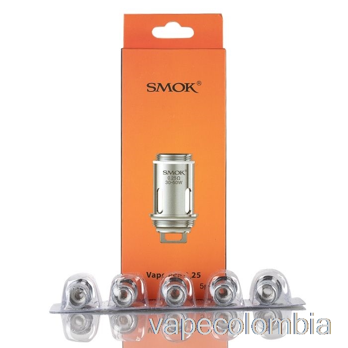 Kit Completo De Vapeo Smok Vape Pen 22 Bobinas De Repuesto 0.25ohm Dual Core